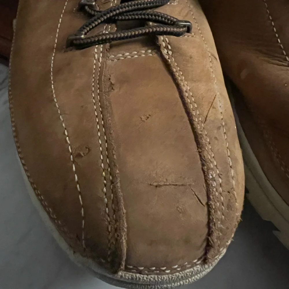 LUGZ Classic Brawn Casual‎ Streetwear Lace Up Boots Brown Tan Men's Size 13 GUC
